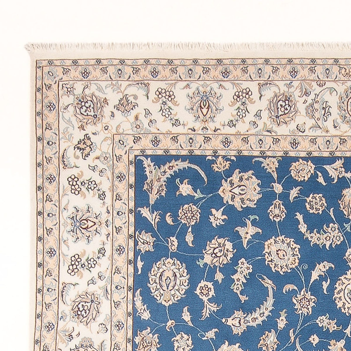 Persisk matta - Nain - Premium - 302 x 203 cm - ljusblå