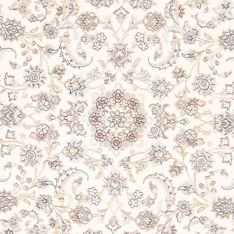 Persisk matta - Nain runt  - 203 x 200 cm - grädde