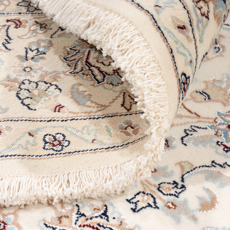 Persisk matta - Nain runt  - 203 x 200 cm - grädde