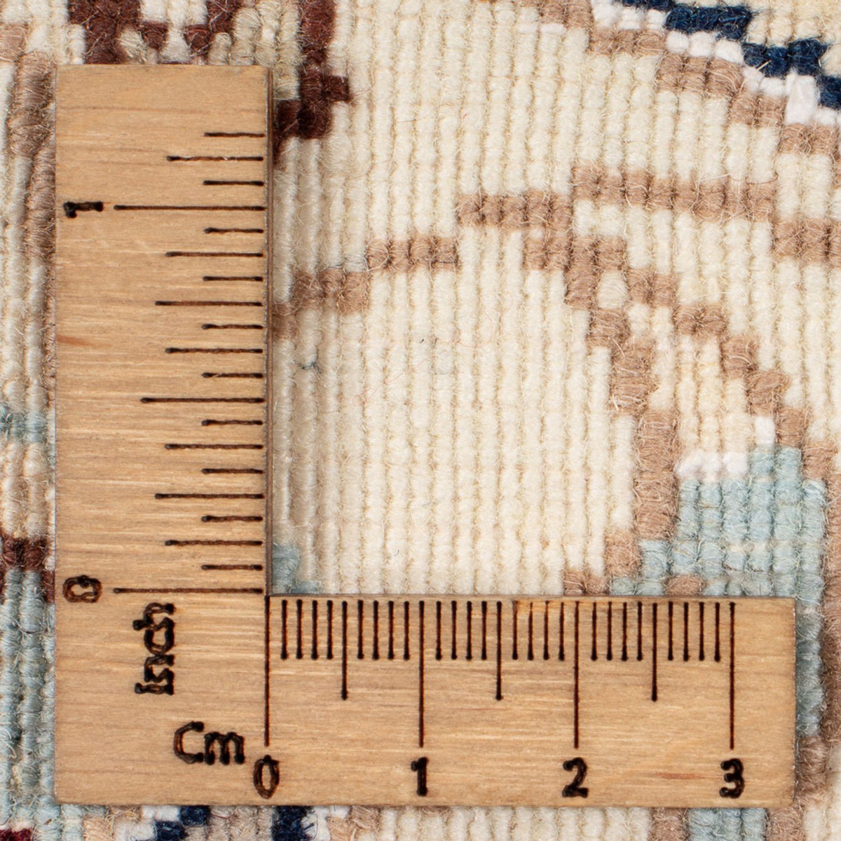 Persisk matta - Nain runt  - 203 x 200 cm - grädde