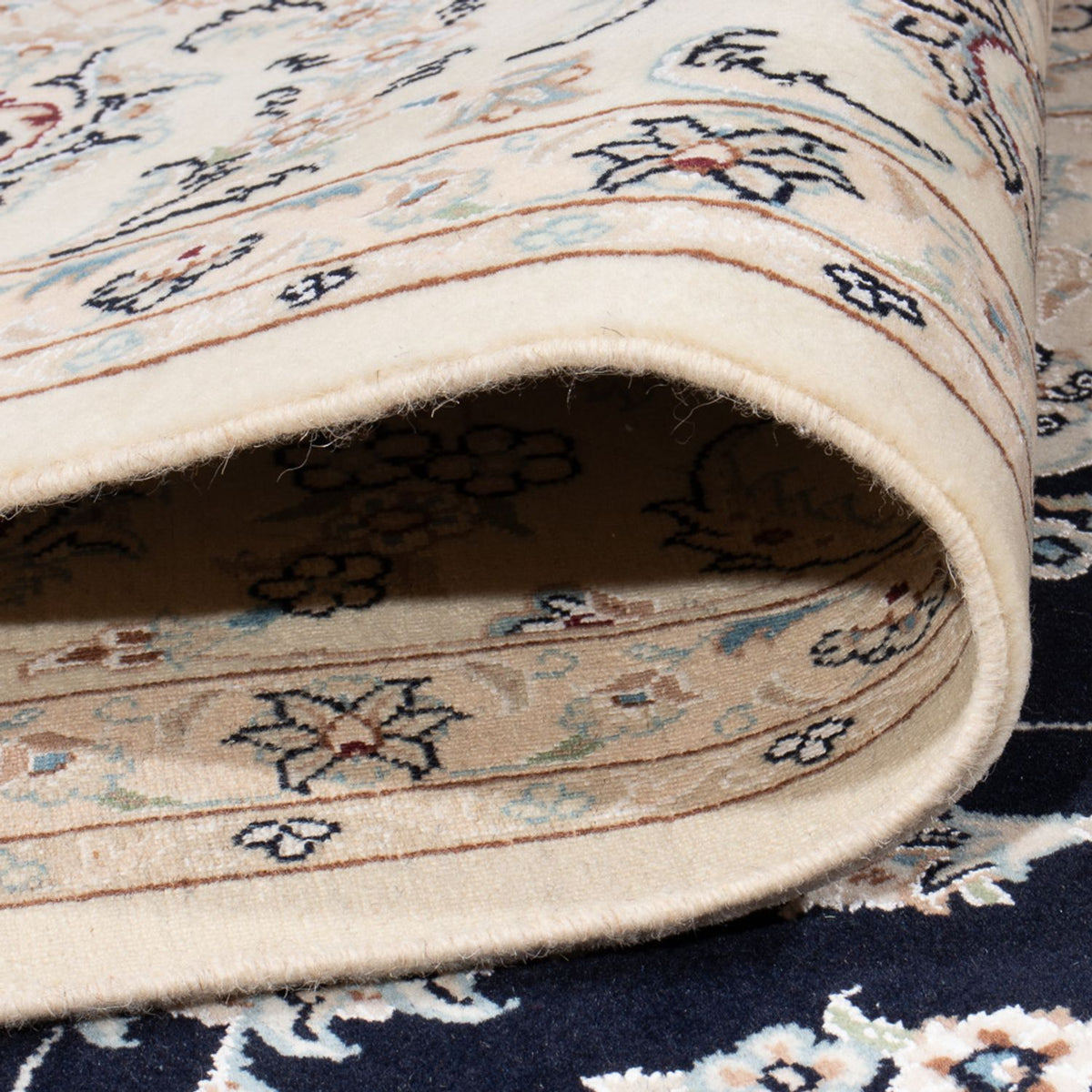 Persisk matta - Nain - Premium - 300 x 200 cm - mörkblå