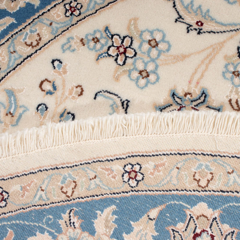 Persisk matta - Nain - Premium runt  - 149 x 149 cm - grädde