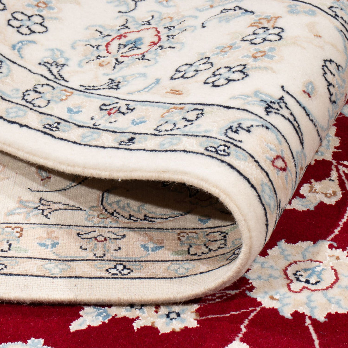 Persisk matta - Nain kvadrat  - 210 x 194 cm - röd