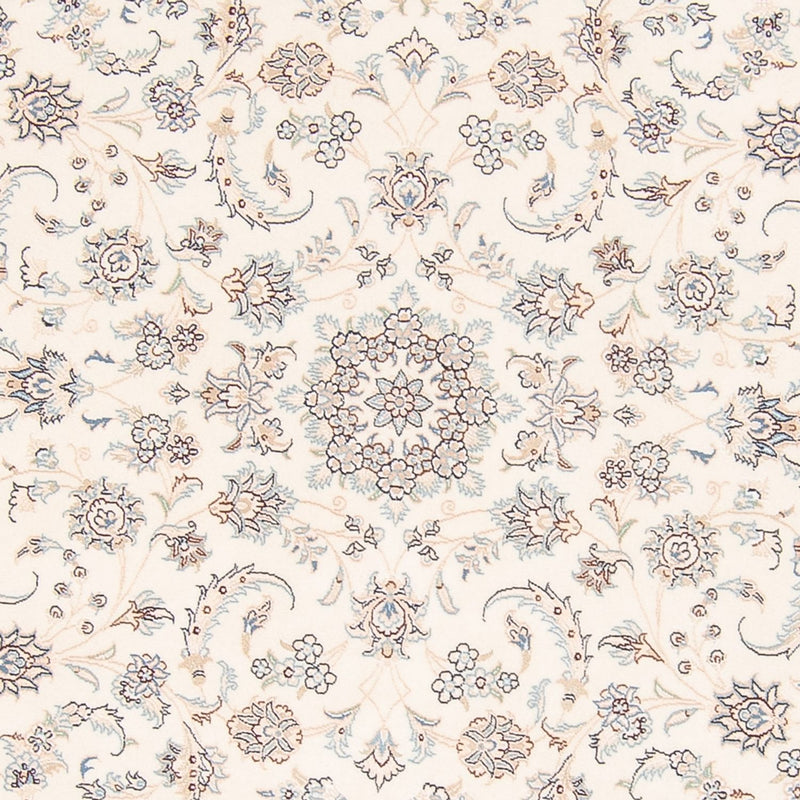 Persisk matta - Nain runt  - 200 x 200 cm - grädde