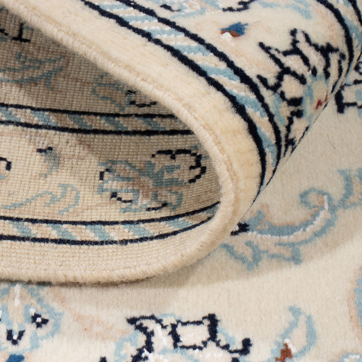 Persisk matta - Nain - 94 x 60 cm - grädde