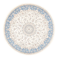 Persisk matta - Nain runt  - 200 x 200 cm - grädde