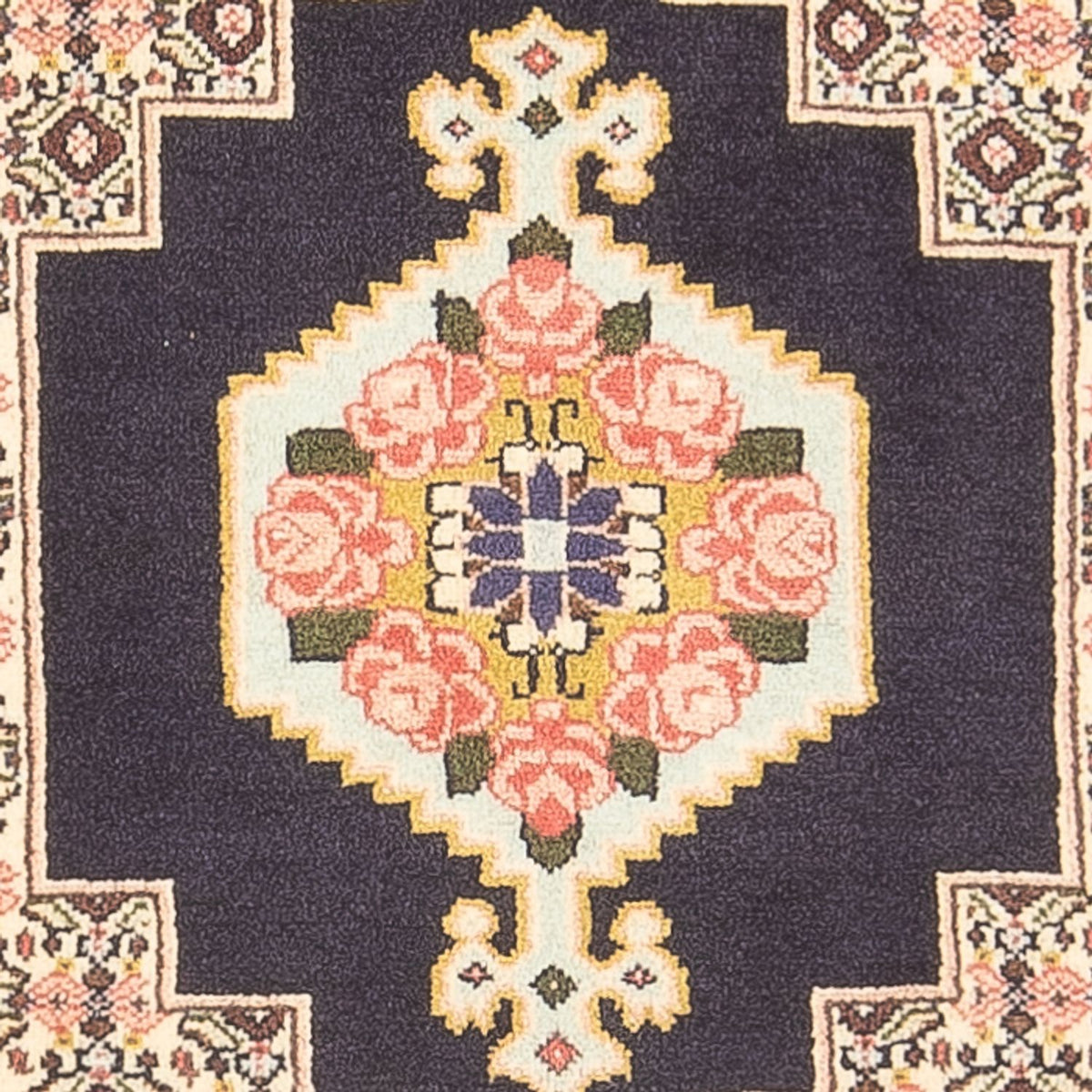 Persisk matta - Classic - 105 x 78 cm - mörkblå