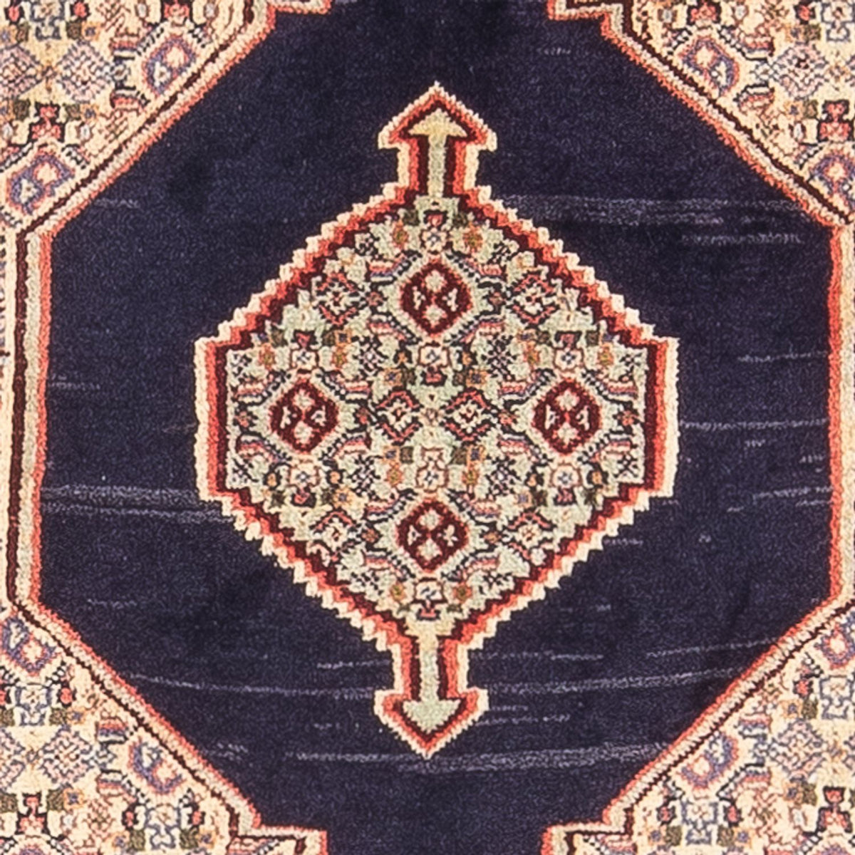 Persisk matta - Classic - 103 x 74 cm - mörkblå