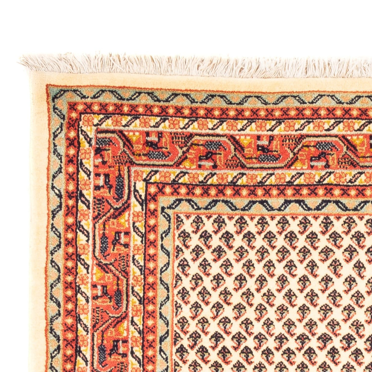 Persisk matta - Mir - 160 x 107 cm - grädde