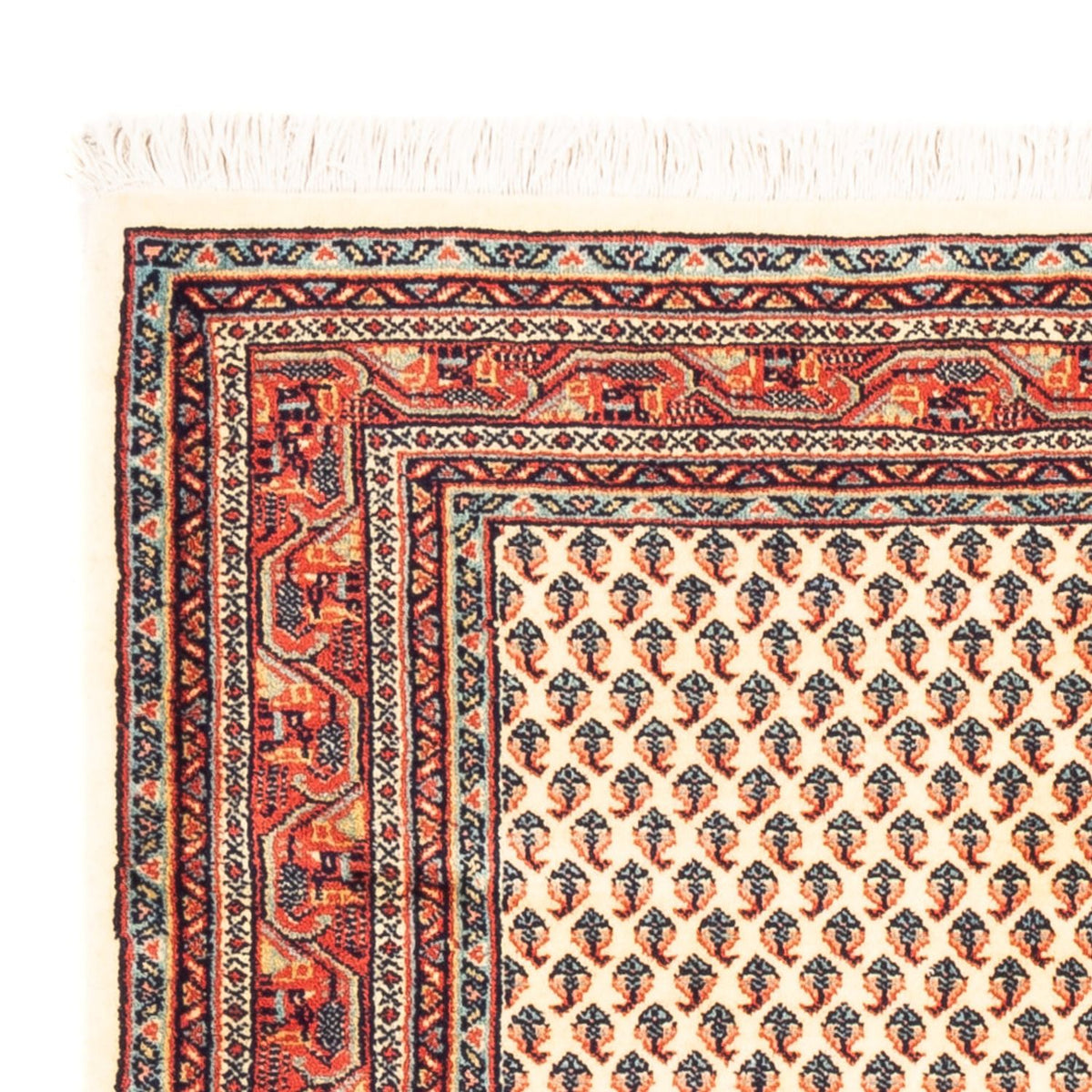 Persisk matta - Mir - 158 x 110 cm - grädde