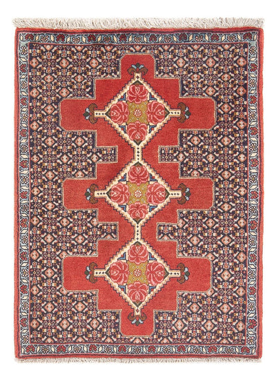 Senneh Mattan 75x102cm - Persisk matta - röd