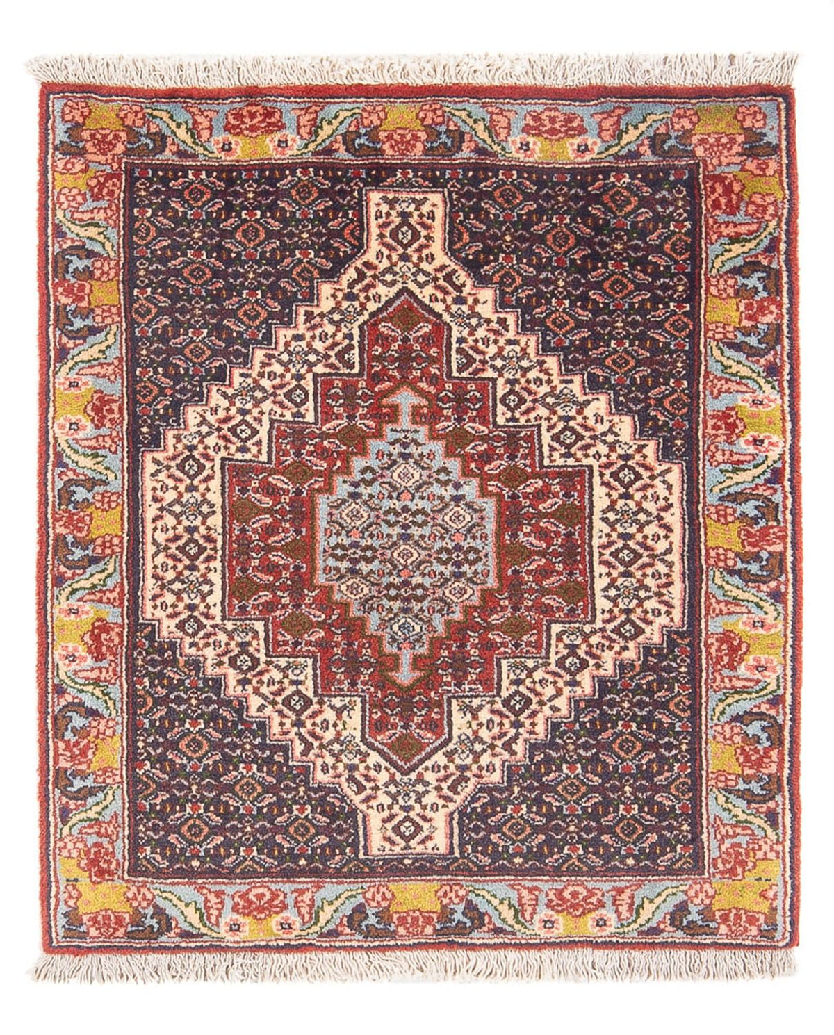 Persisk matta - Classic - 96 x 76 cm - mörkblå