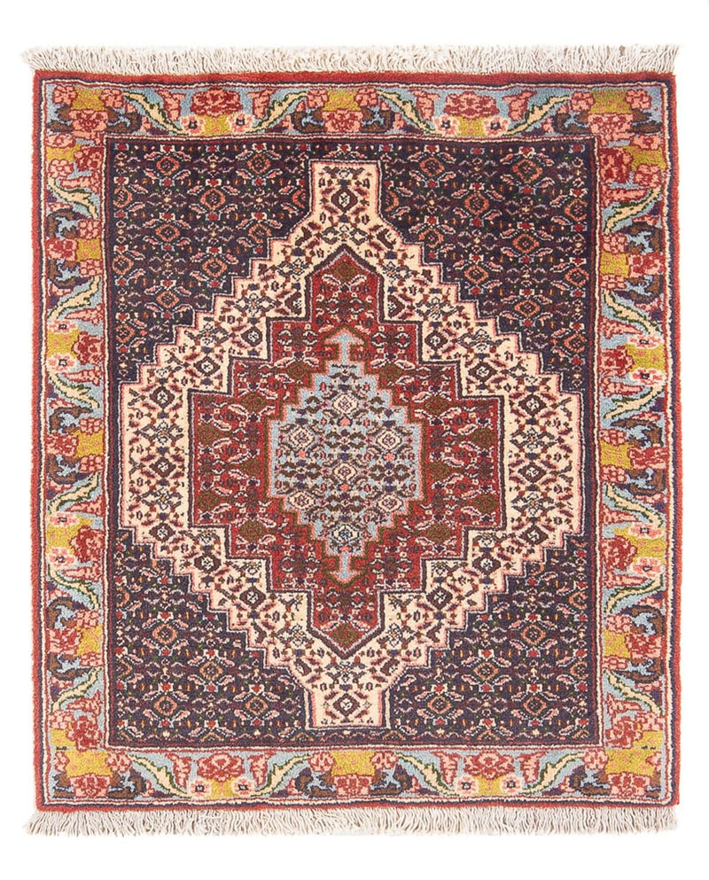 Persisk matta - Classic - 96 x 76 cm - mörkblå