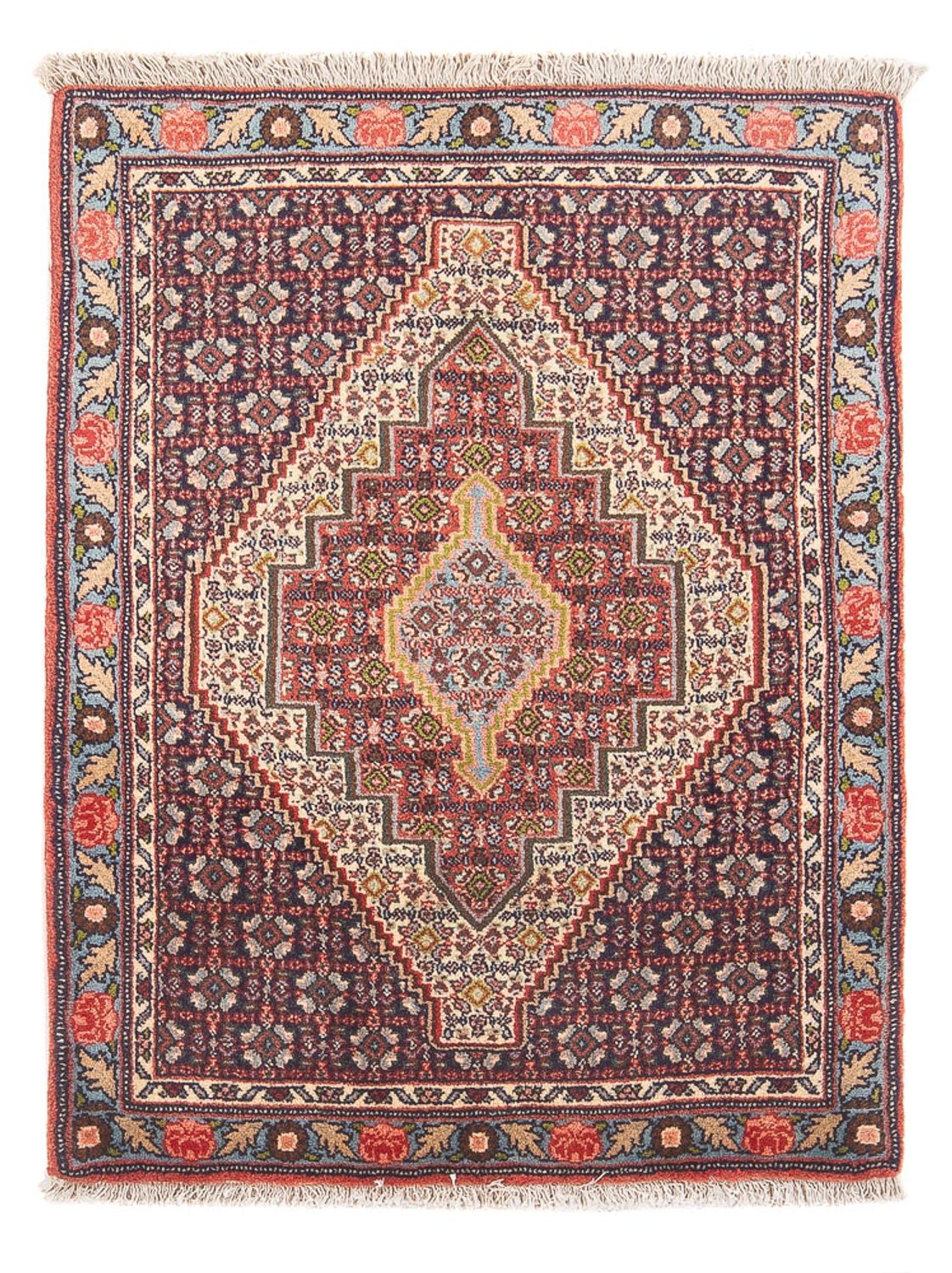 Persisk matta - Classic - 106 x 76 cm - mörkblå