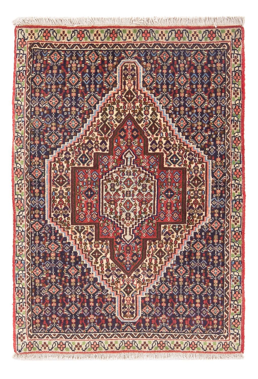 Persisk matta - Classic - 105 x 74 cm - mörkblå