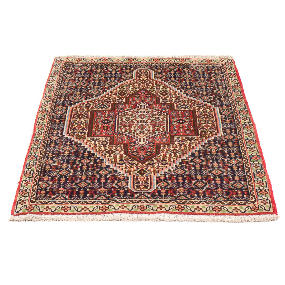 Persisk matta - Classic - 105 x 74 cm - mörkblå