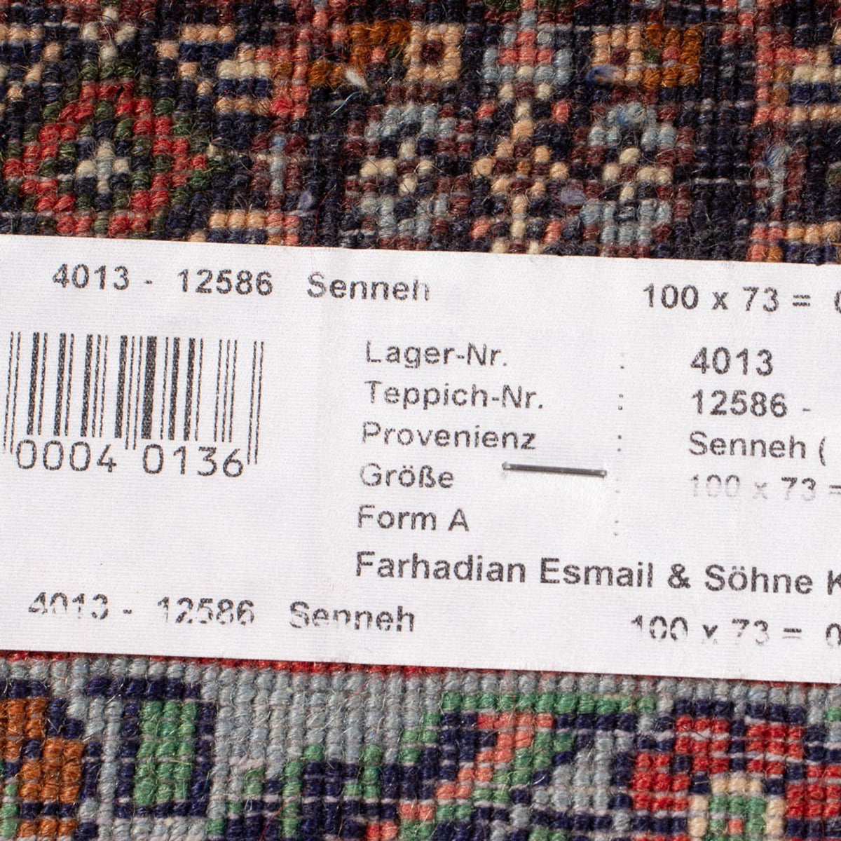 Persisk matta - Classic - 100 x 73 cm - röd