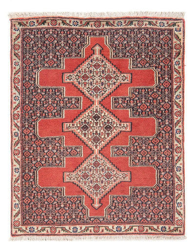 Senneh Mattan 72x98cm - Persisk matta - röd