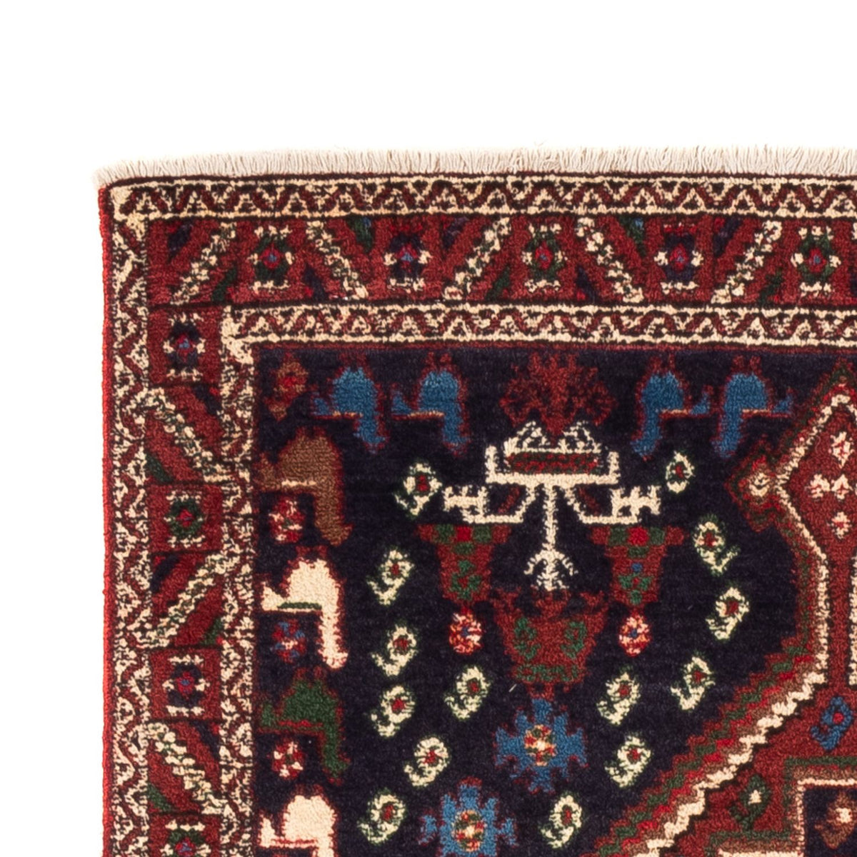 Persisk matta - Nomadic - 150 x 97 cm - mörkblå