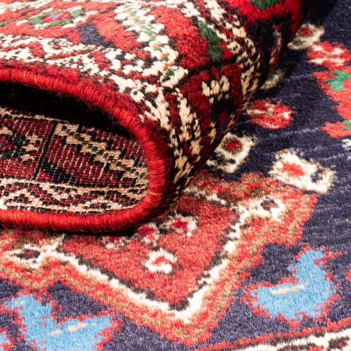 Persisk matta - Nomadic - 150 x 97 cm - mörkblå