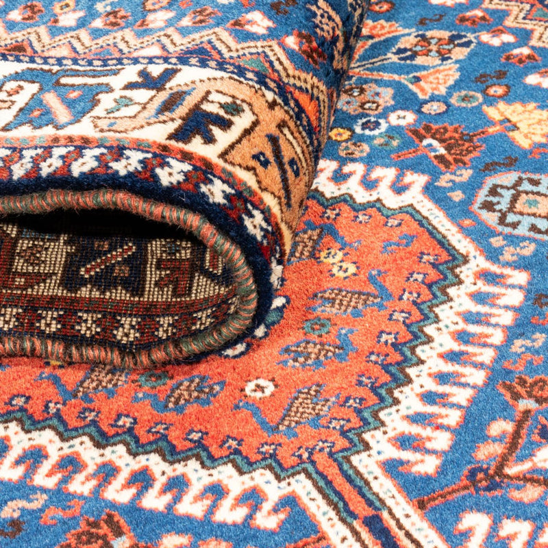 Runner Persisk matta - Nomadic - 197 x 82 cm - ljusblå