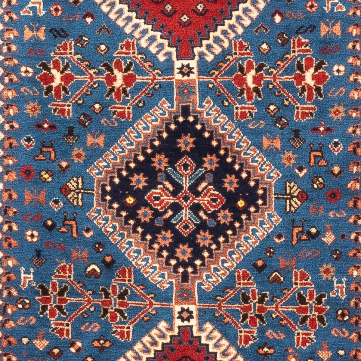 Runner Persisk matta - Nomadic - 200 x 84 cm - ljusblå