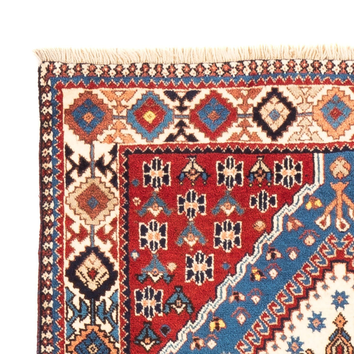 Runner Persisk matta - Nomadic - 200 x 84 cm - ljusblå