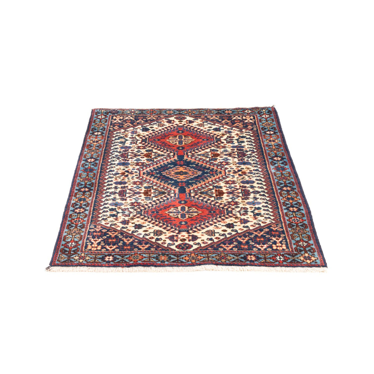 Persisk matta - Nomadic - 116 x 74 cm - grädde