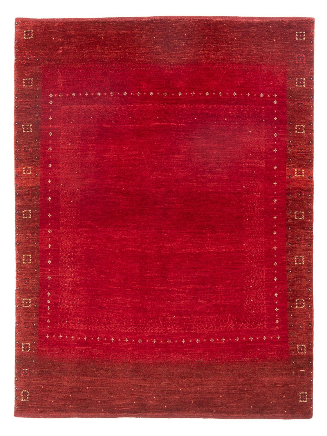 Gabbeh-matta - persisk - 193 x 150 cm - röd