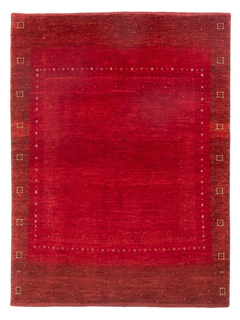 Gabbeh-matta - persisk - 193 x 150 cm - röd