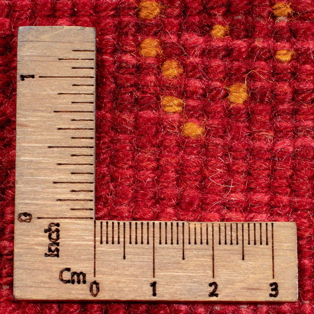 Gabbeh-matta - persisk - 175 x 138 cm - röd