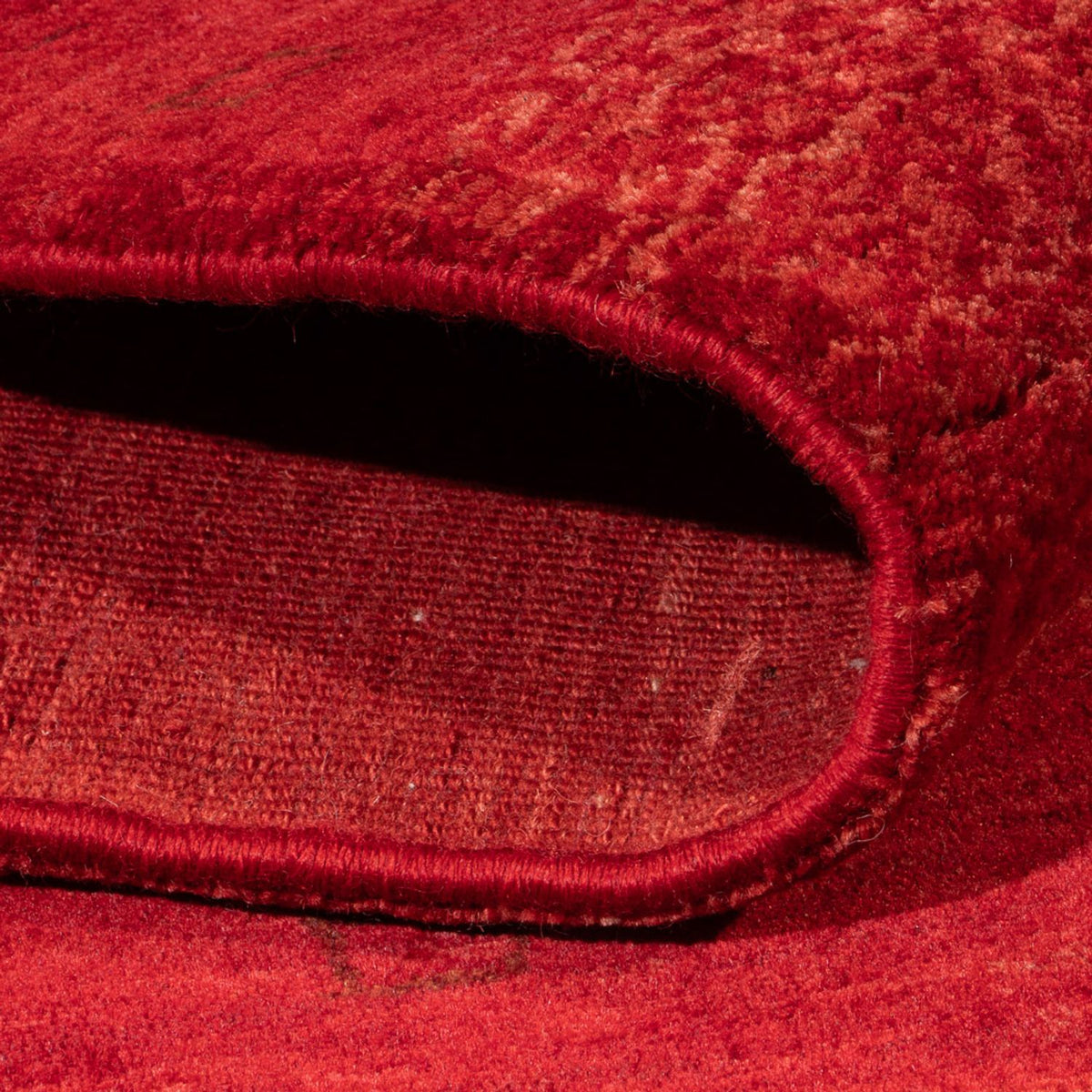 Gabbeh-matta - persisk - 183 x 152 cm - röd