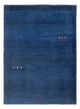 Gabbeh-matta - persisk - 195 x 155 cm - mörkblå