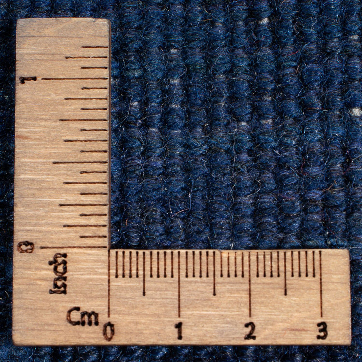 Gabbeh-matta - persisk - 195 x 155 cm - mörkblå