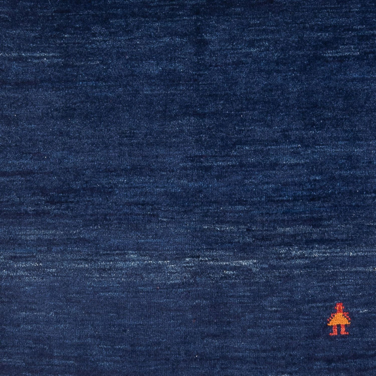 Gabbeh-matta - persisk - 200 x 141 cm - mörkblå