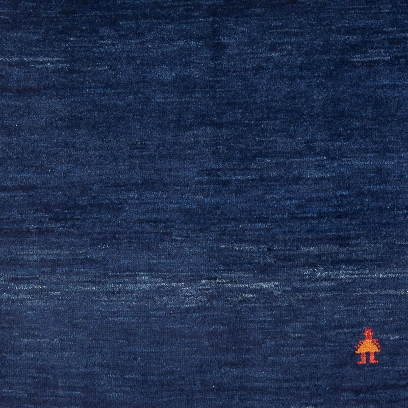 Gabbeh-matta - persisk - 200 x 141 cm - mörkblå