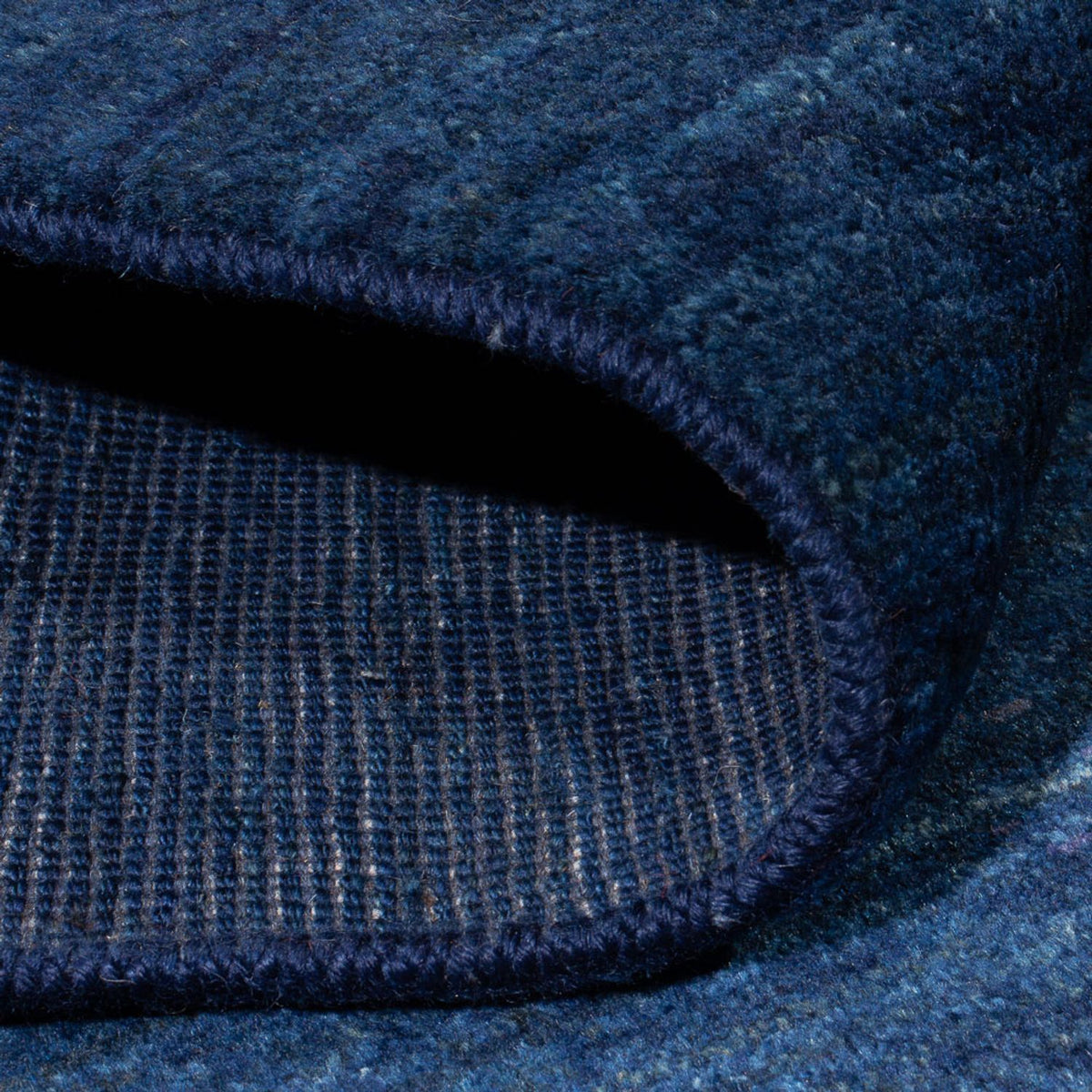 Gabbeh-matta - persisk - 188 x 149 cm - mörkblå