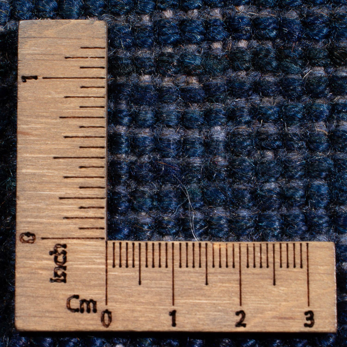 Gabbeh-matta - persisk - 188 x 149 cm - mörkblå