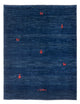 Gabbeh-matta - persisk - 190 x 150 cm - mörkblå