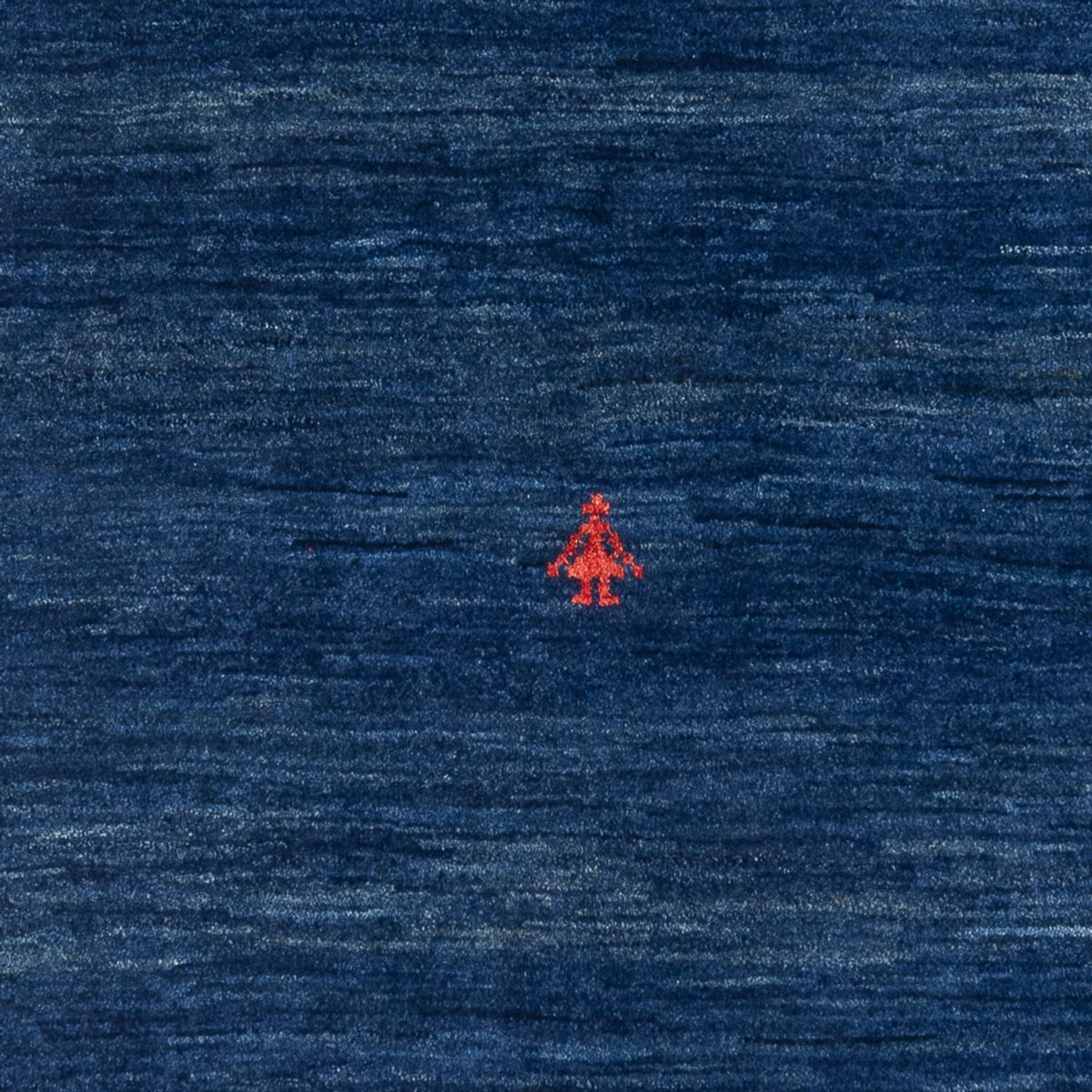 Gabbeh-matta - persisk - 190 x 150 cm - mörkblå