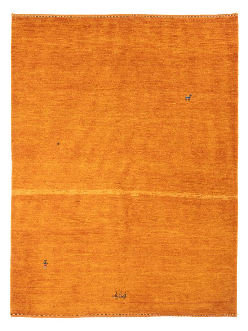 Gabbeh-matta - persisk - 187 x 150 cm - orange