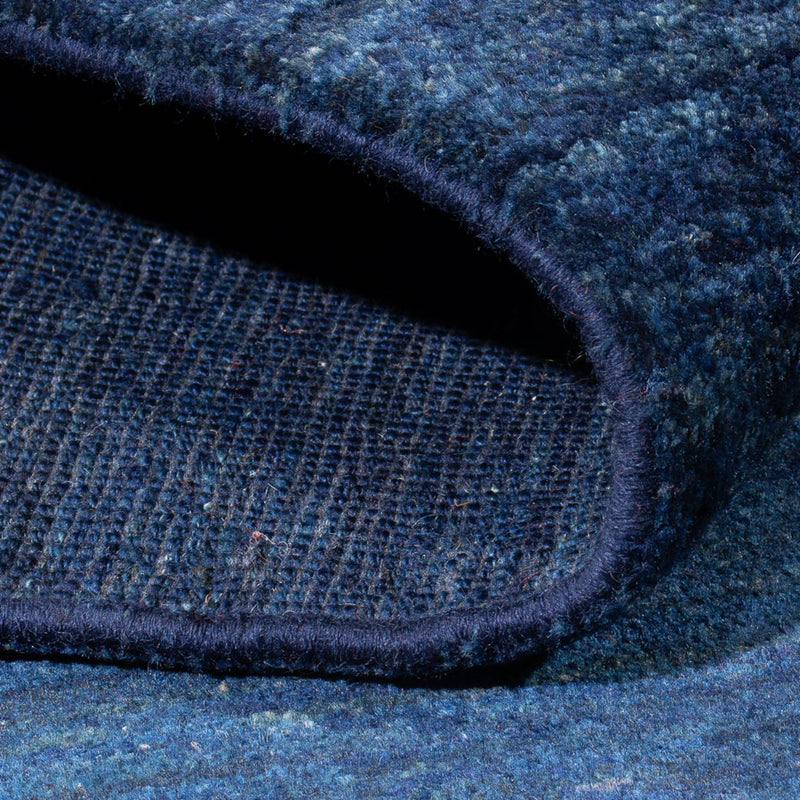 Gabbeh-matta - persisk - 188 x 147 cm - mörkblå