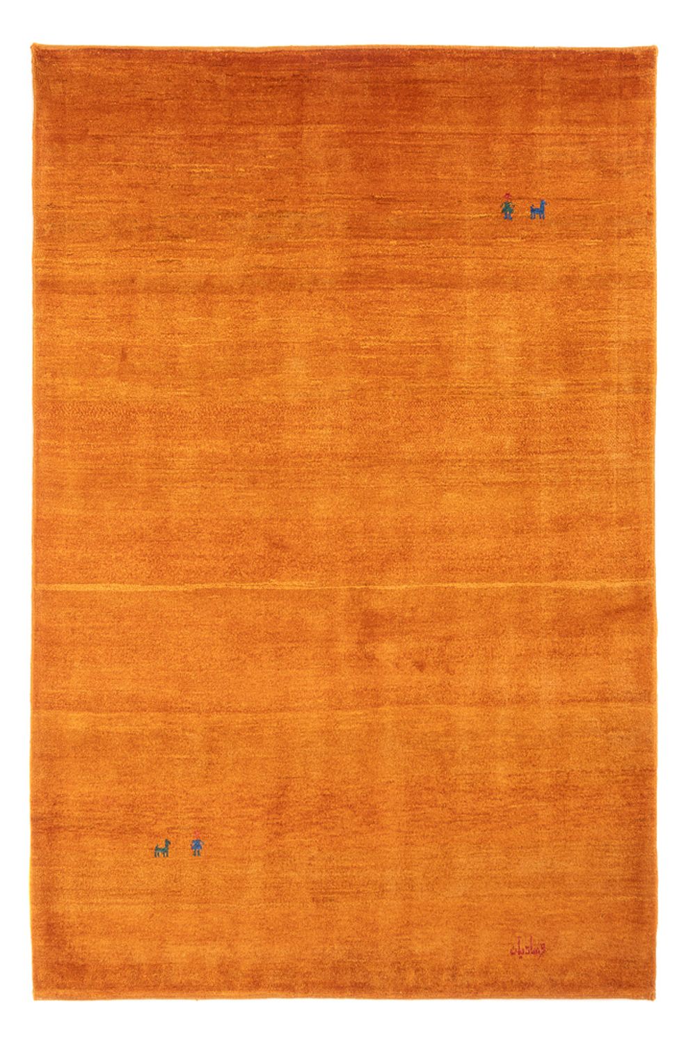 Gabbeh-matta - persisk - 203 x 142 cm - orange