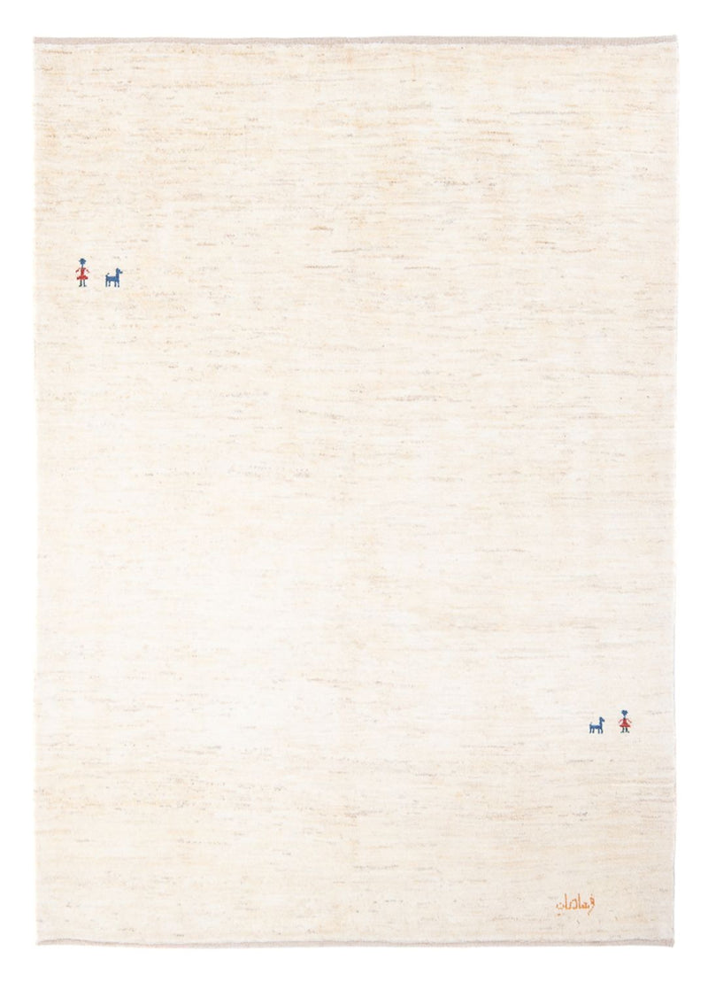 Gabbeh-matta - persisk - 200 x 151 cm - beige