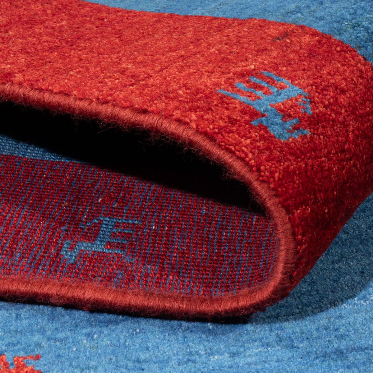 Gabbeh-matta - persisk - 192 x 142 cm - flerfärgad