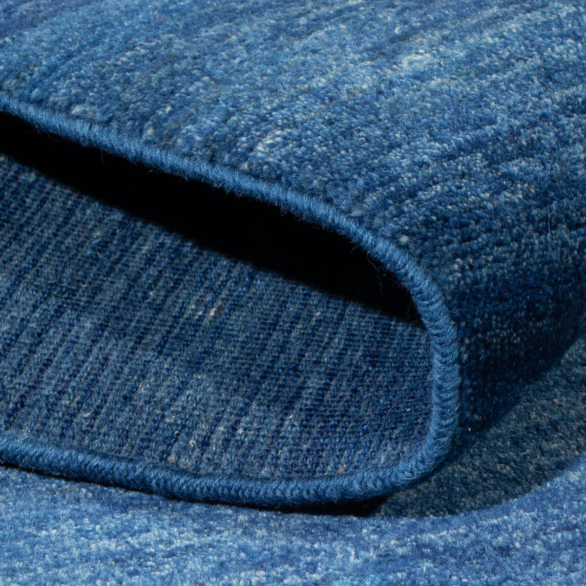 Gabbeh-matta - persisk - 205 x 145 cm - mörkblå