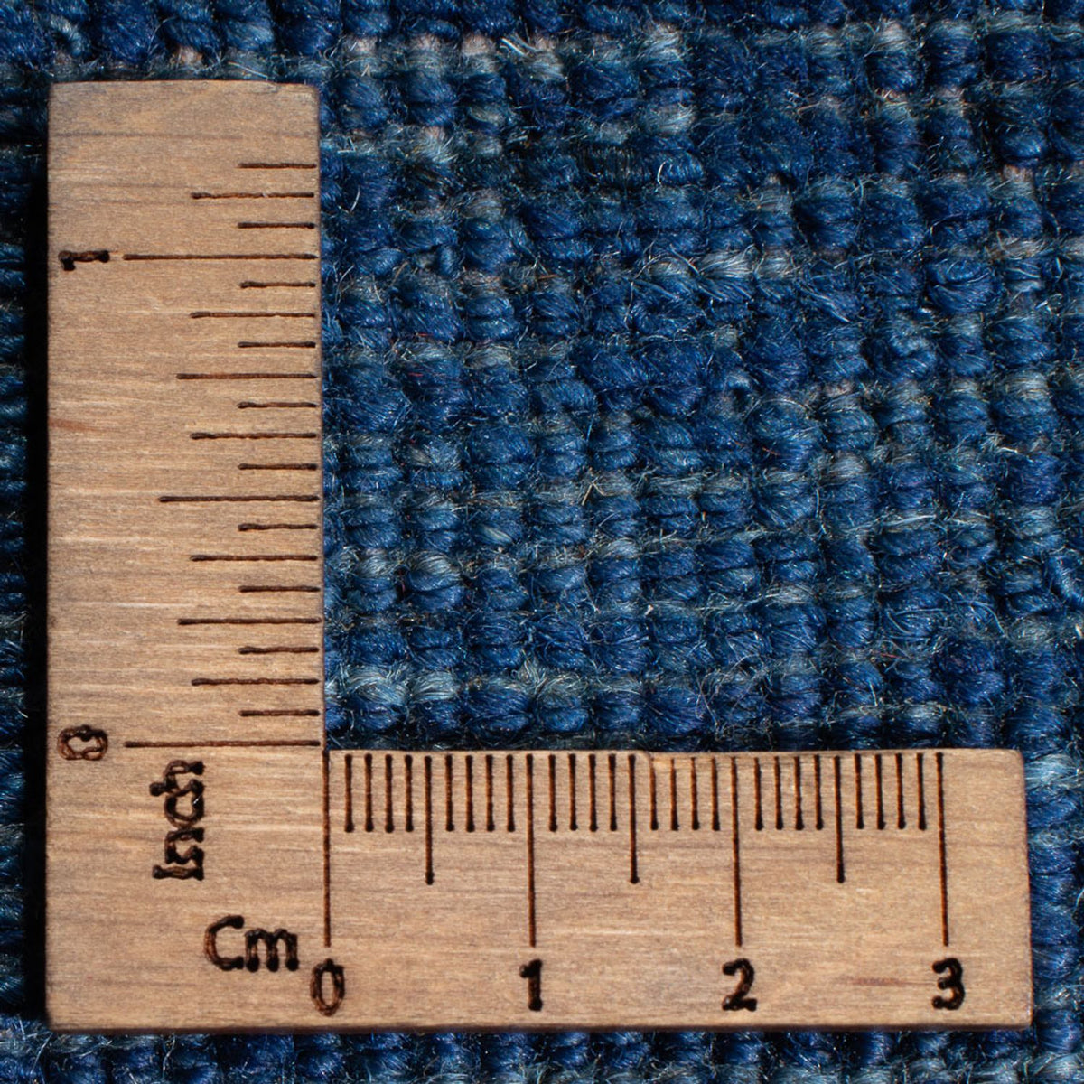 Gabbeh-matta - persisk - 205 x 145 cm - mörkblå