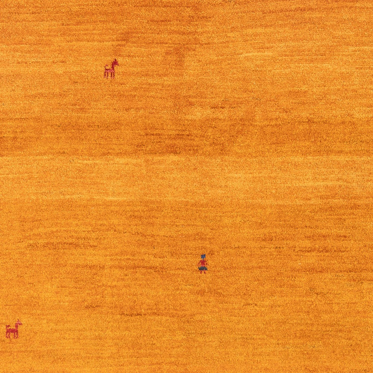 Gabbeh-matta - persisk - 202 x 140 cm - orange