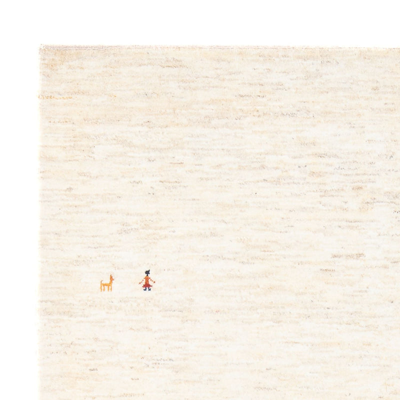 Gabbeh-matta - persisk - 196 x 152 cm - beige