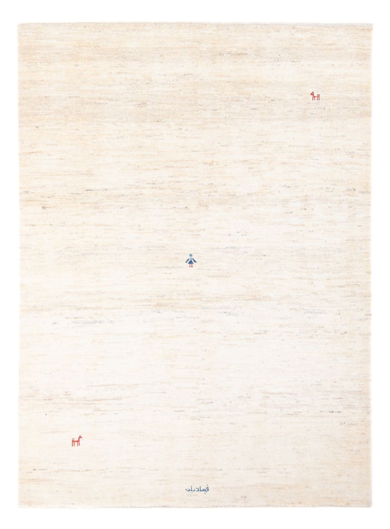 Gabbeh-matta - persisk - 190 x 151 cm - beige